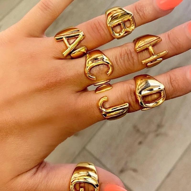 Maliben | Initial A-Z Letter Ring