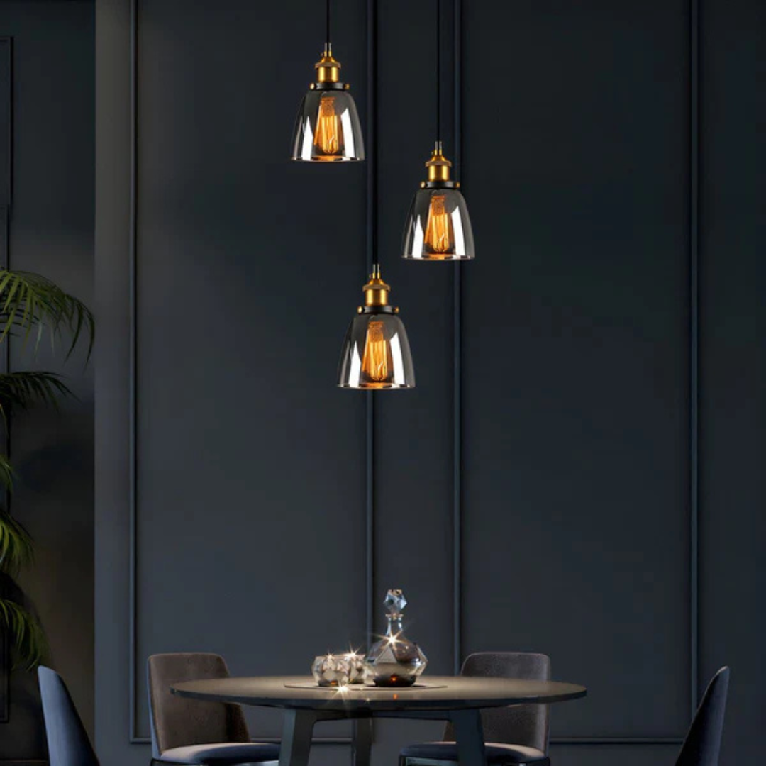 Maliben | Vintage Pendant Lamp Glass | Stylish Dining Table Lamp