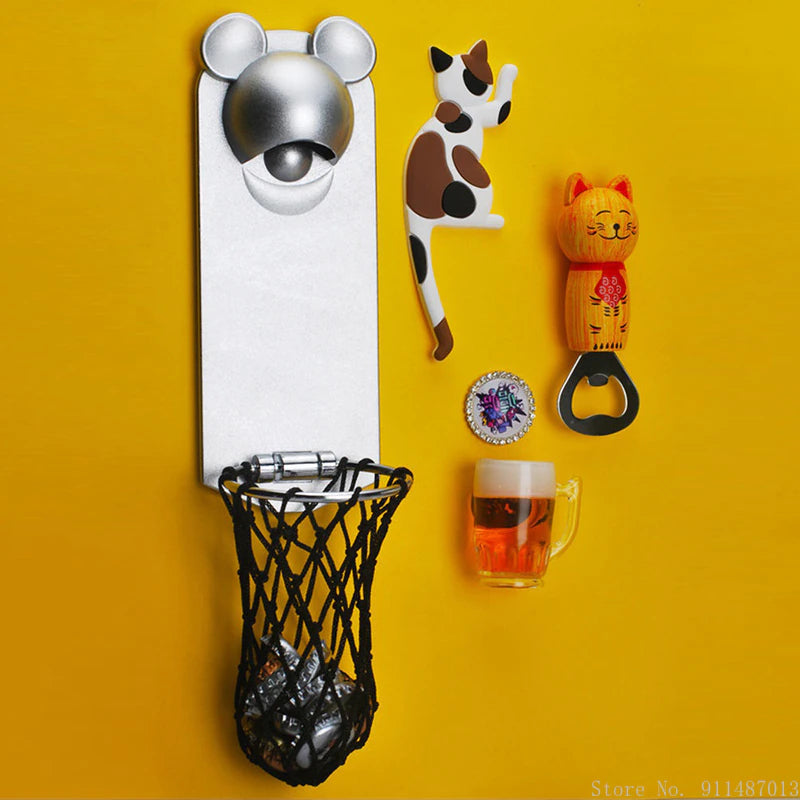 Maliben | Fridge Magnetic Basketball Bottle Opener