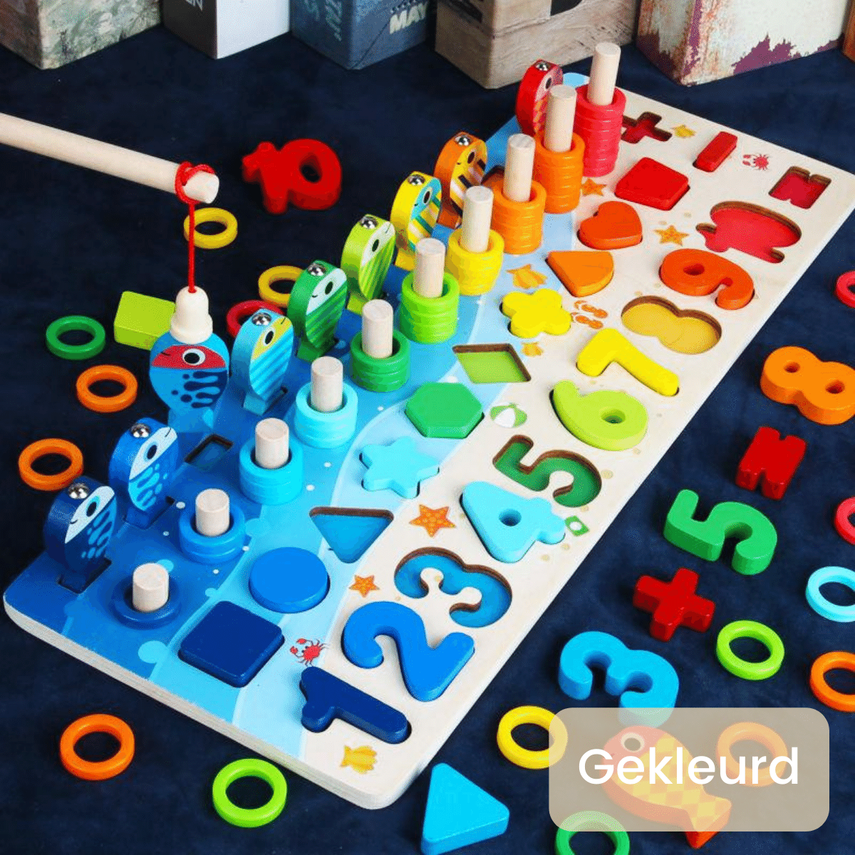 Maliben | Montessori Toddler Playboard - Wooden Playsafari