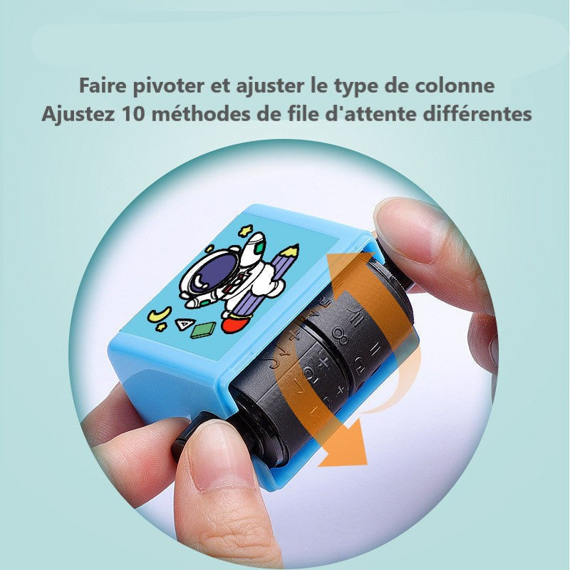 Maliben | Mathmaster Roller | Enrich Learning Experiences - Mathematics Practice Stamp