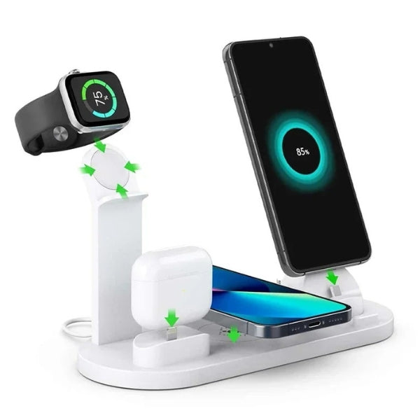 Maliben | 7-In-1 Wireless Charging Station With Magsafe & Cryoboost – Fast & Efficient Charging For Iphone, Apple Watch, And More