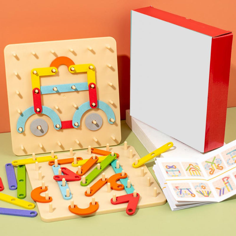 Maliben | Montessori Pegboard Puzzle