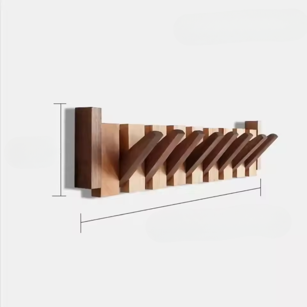 Maliben | Wooden Coat Hook In Piano Key Design For The Hall