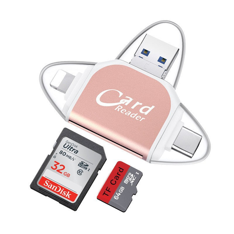 Maliben | 4-In-1 Universal Sd Tf Card Reader With Multiple Connections