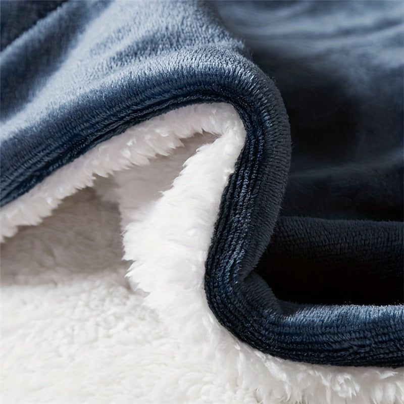 Maliben | Chic Sherpa Fleece Blanket For Optimal Comfort