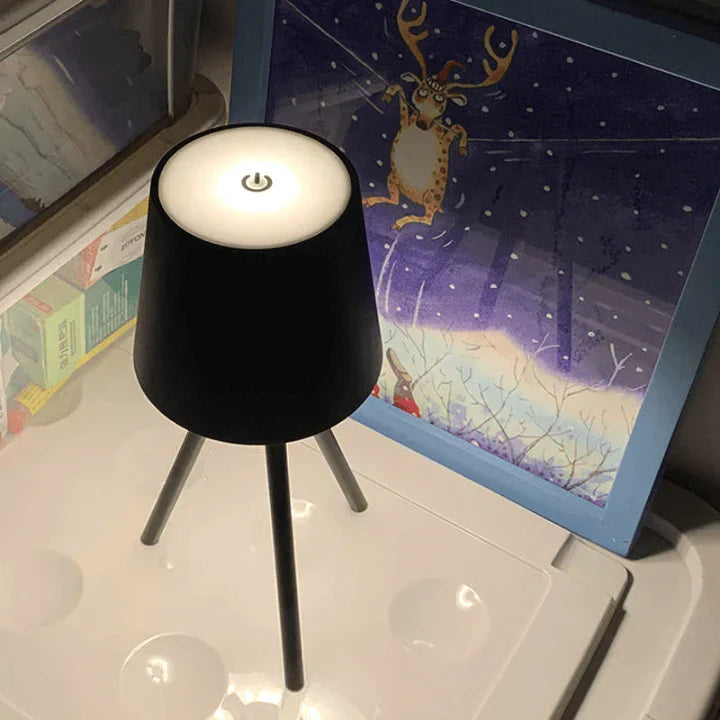 Maliben | Nordic Tripod Table Lamp - Stylish Wireless Led Night Light