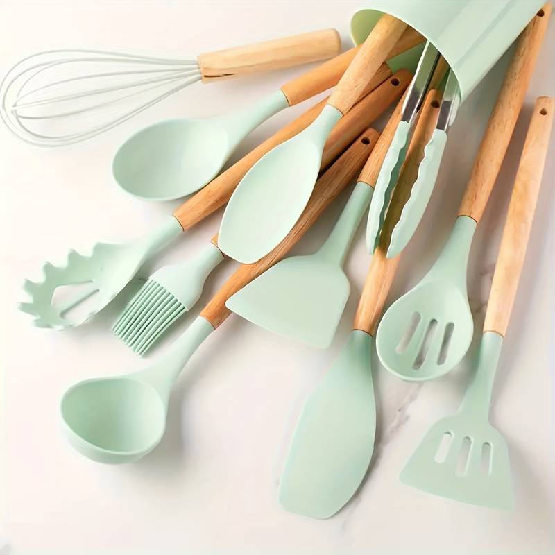 Maliben | Silicone Kitchen Tools Set – Heat Resistant and Scratch Resistant
