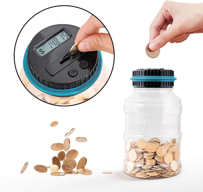 Maliben | Digital Coin Counting Jar – Automatic Money-Saving Bank