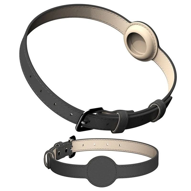 Maliben | EDOUARD – Elegant dog collar with AirTag holder & weatherproof design