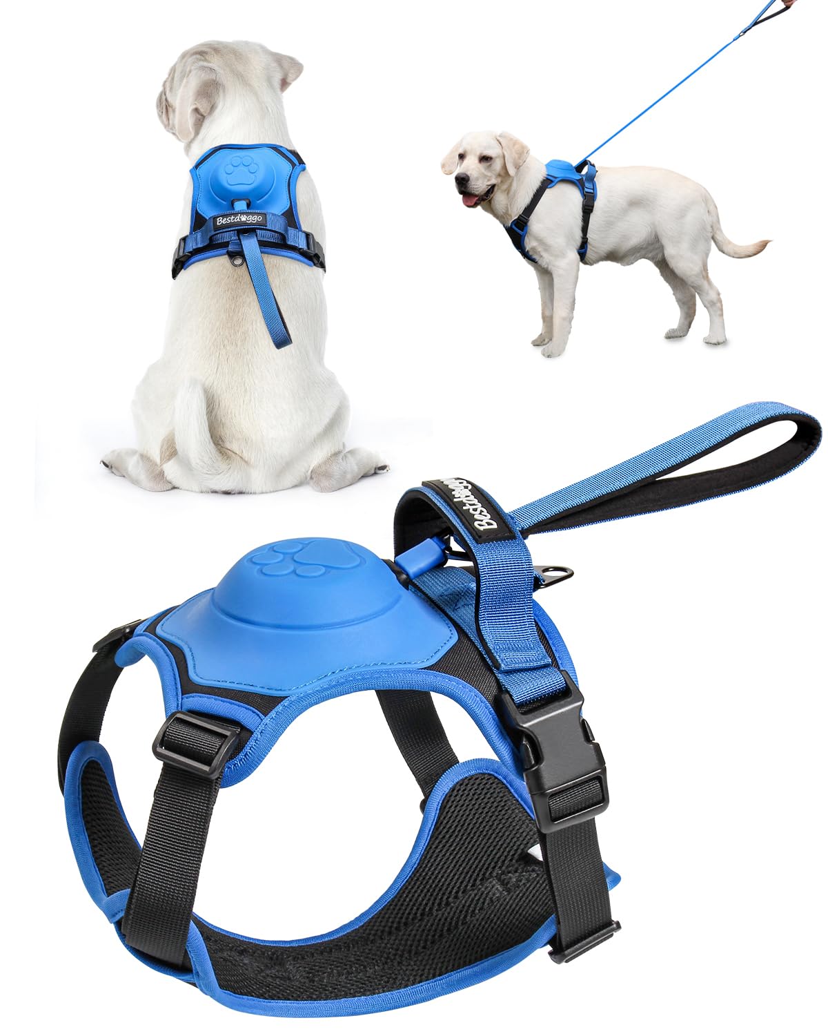 Maliben | mamymarket™ - Dog Harness and Retractable Leash Set All-in-One