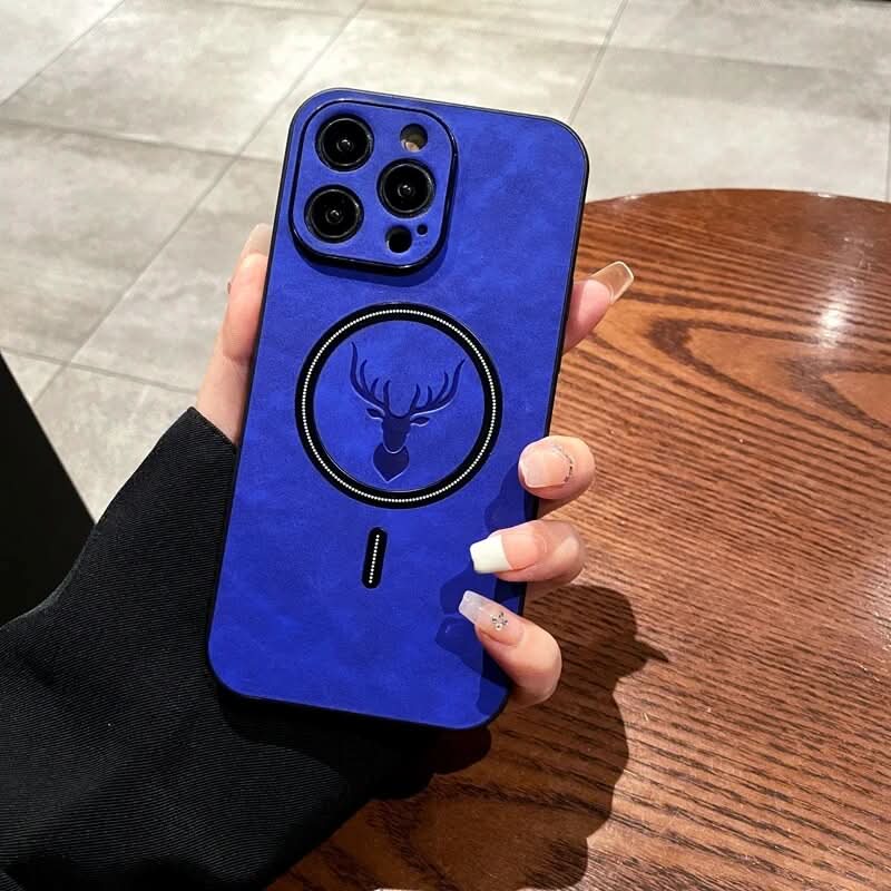 Maliben | Deer Leather Iphone Case Magsafe Wireless Charging