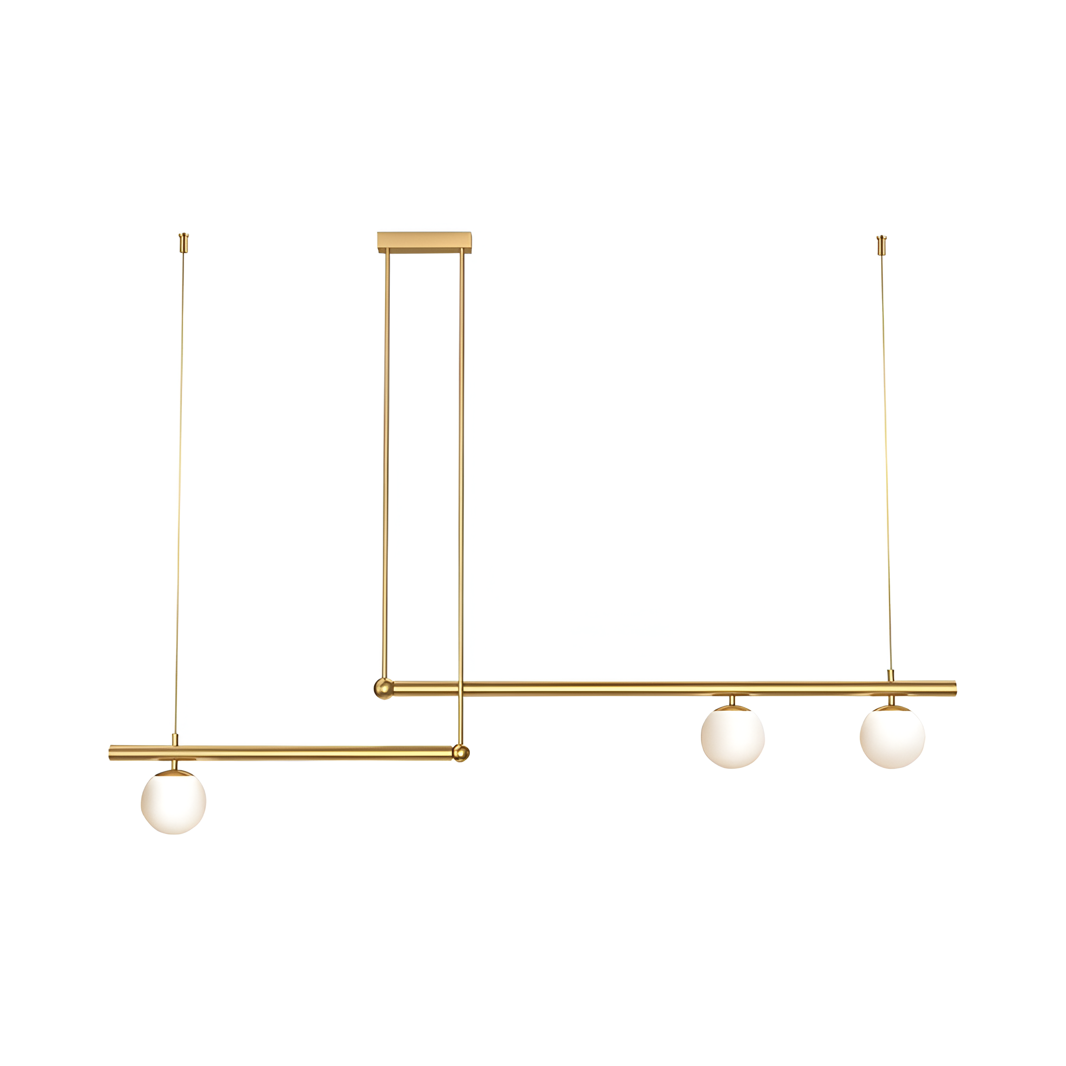 Maliben | Nordic Glass Linear Luxury Pendant Lamp