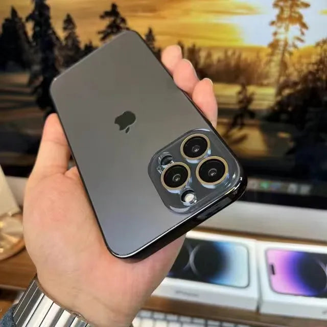 Maliben | Elico Lacquered Matte Acrylic Tempered Glass Iphone Protective Case