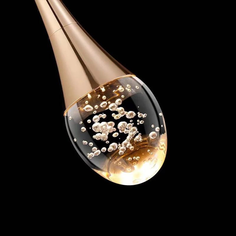 Maliben | Glass Pendant Lamp With Warm Light Glow - Vetra