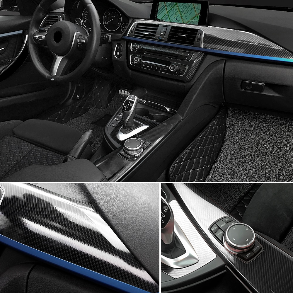Maliben | Wood Grain Interior Car Stickers