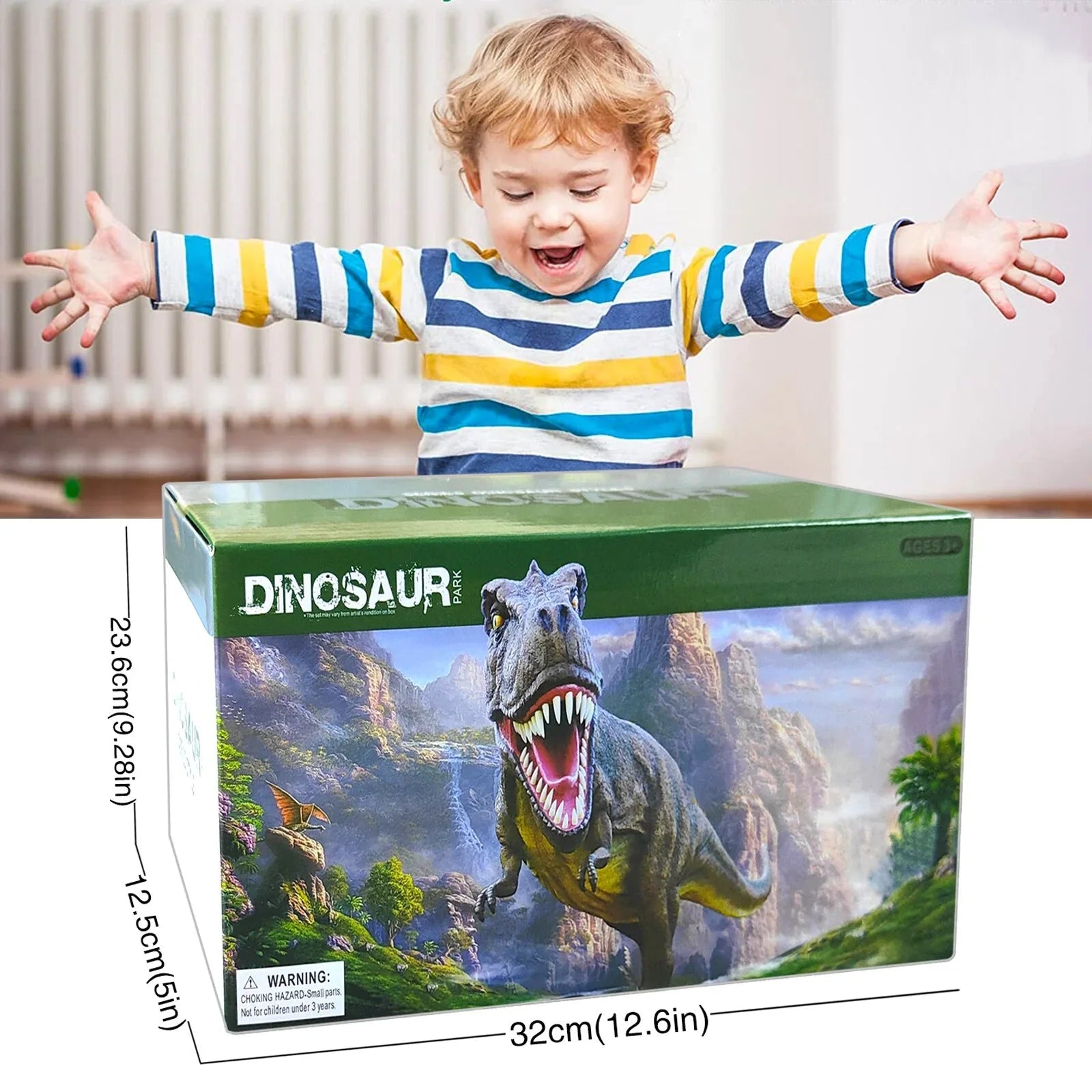 Maliben | Racing Dinosaur Train Set | Imaginative Train Track Set For Unmatched Play Fun - Includes Extra Dino And Train Car