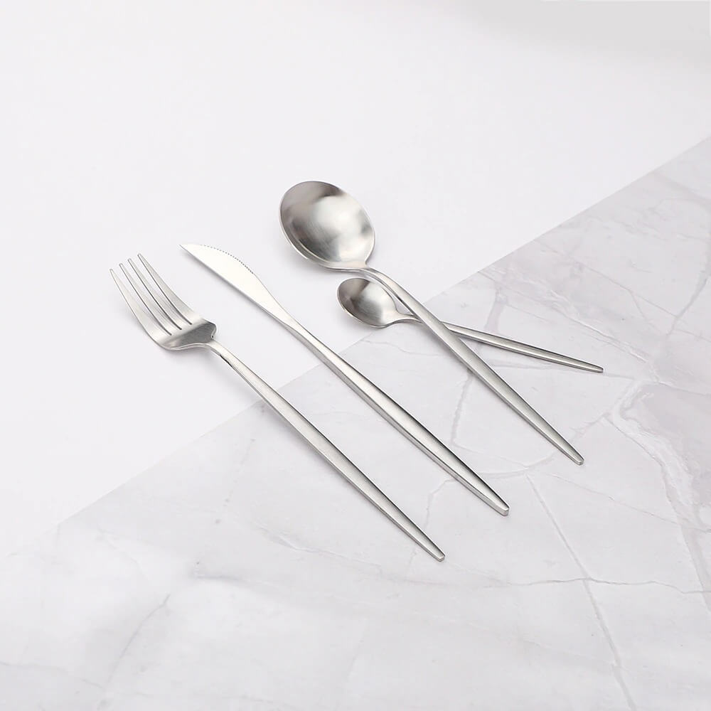 Maliben | Modern Silver Cutlery Utensil Set