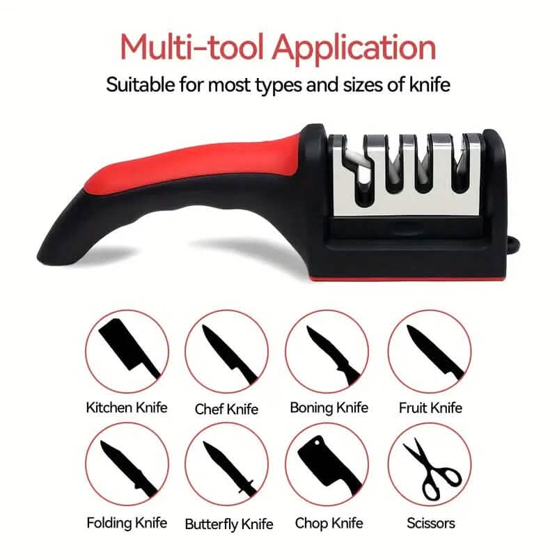 Maliben | 4 Stage Professional Kitchen Knife Sharpener Tool