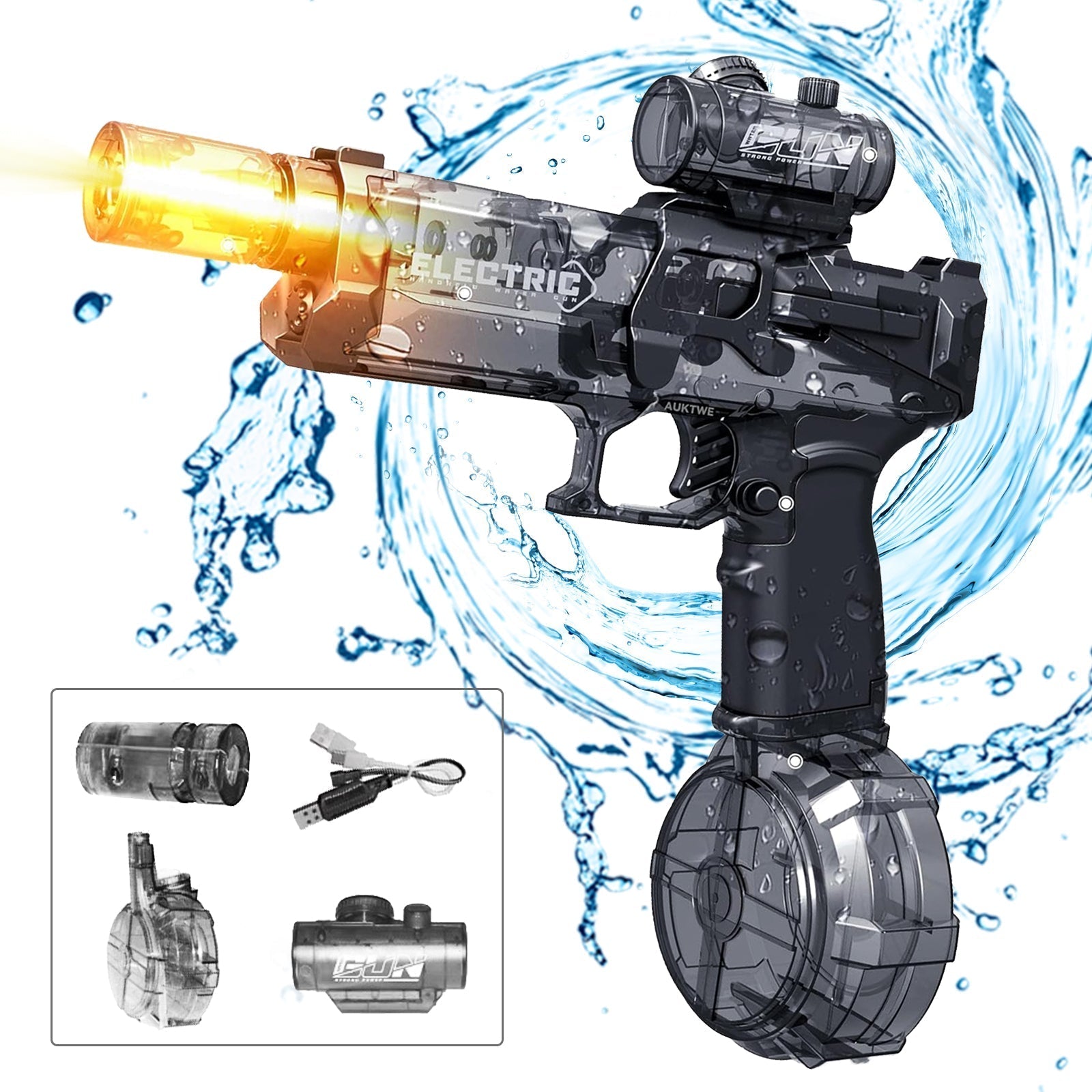Maliben | Yopoll High Capacity Pistol For Beach Swimming Toy
