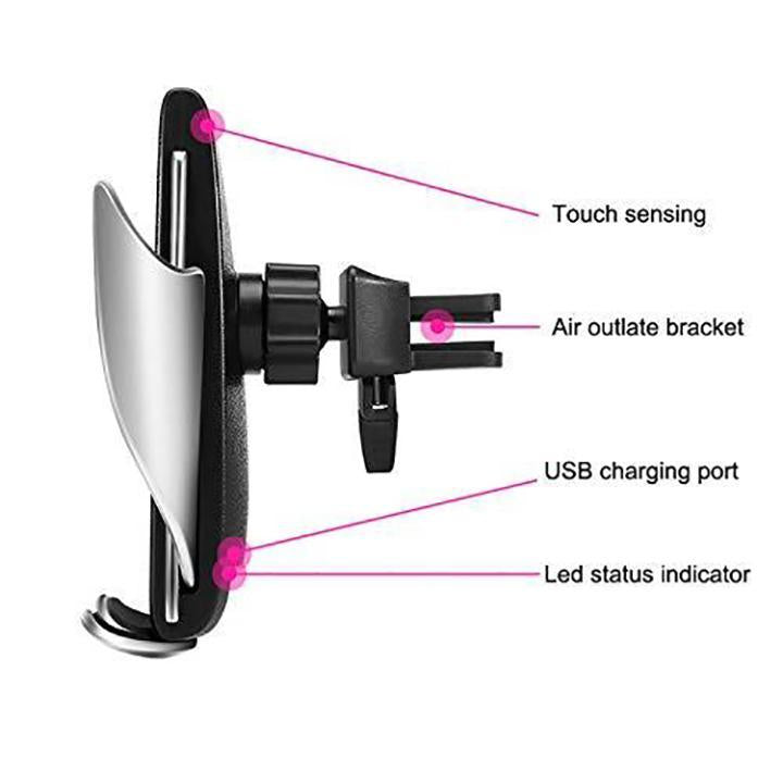 Maliben | Wireless Automatic Sensor Car Phone Holder And Charger