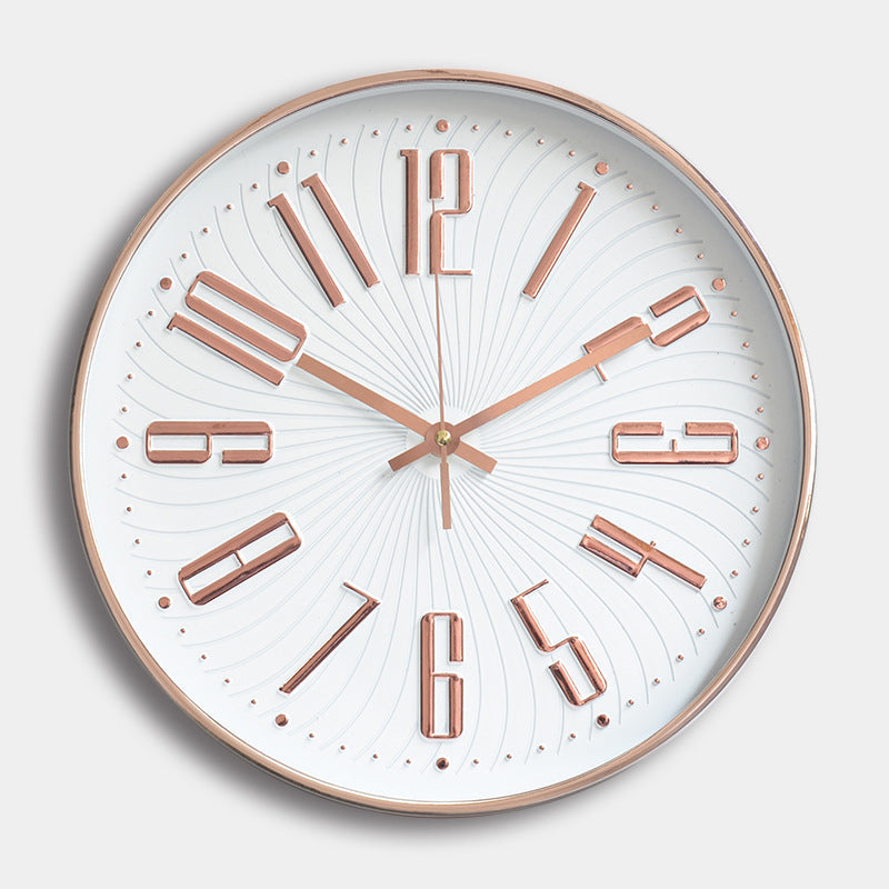 Maliben | Large Letter Classroom Silent Clock 30 cm Battery Operated
