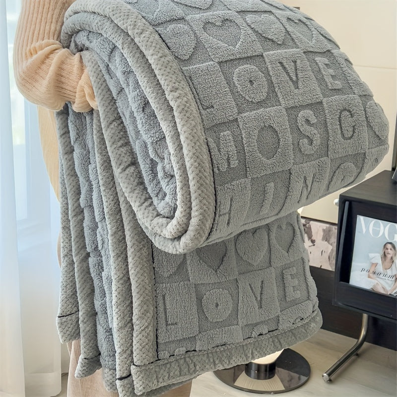 Maliben | Stylish Coral Fleece Blanket For Ultimate Comfort