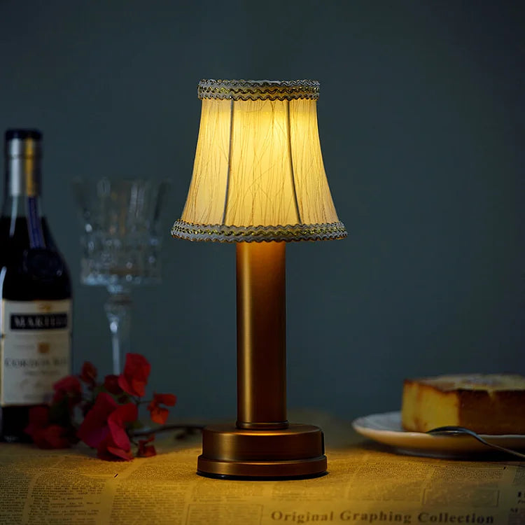Maliben LuxeSilk Cordless Table Lamp — Rechargeable LED