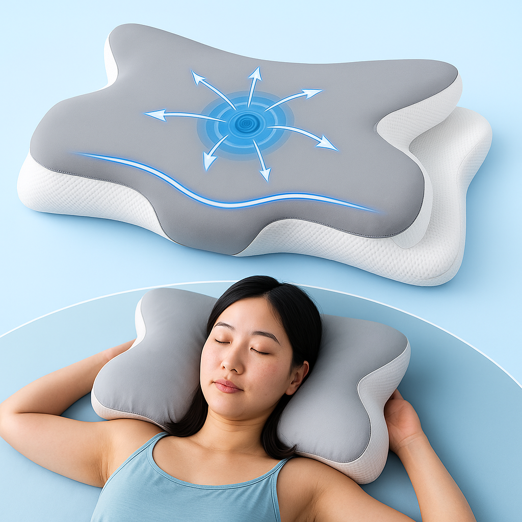 Maliben | Butterfly Shaped Memory Foam Ergonomic Pillow