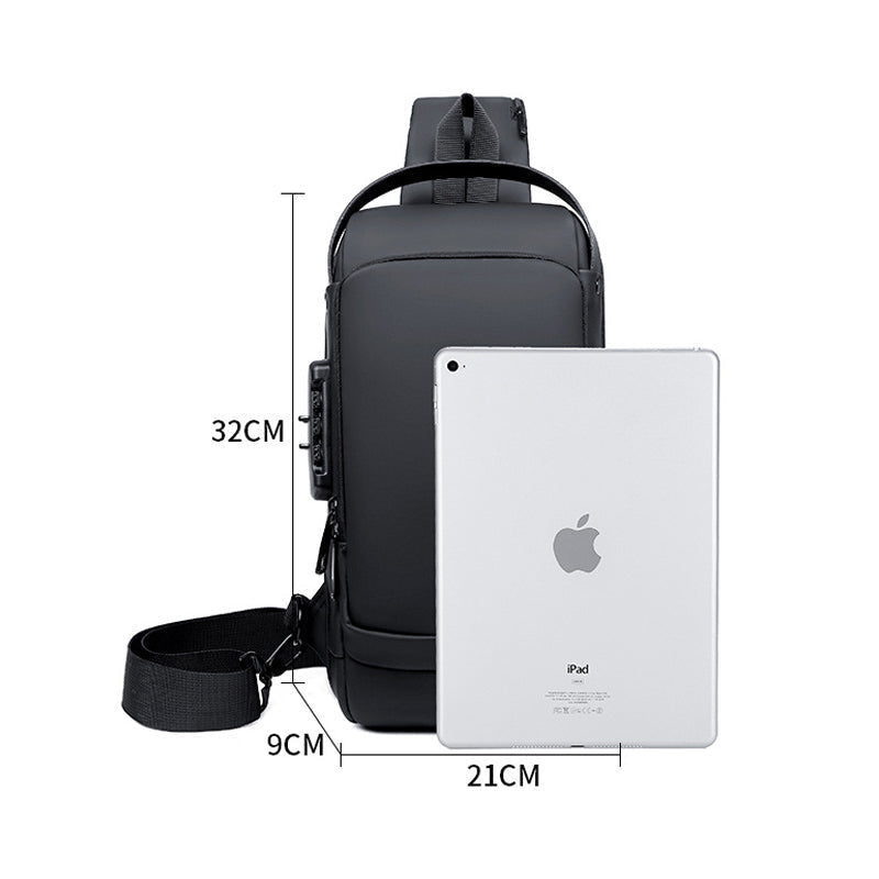 Maliben | Usb Charging Port Sling Anti-Theft Crossbody Bag