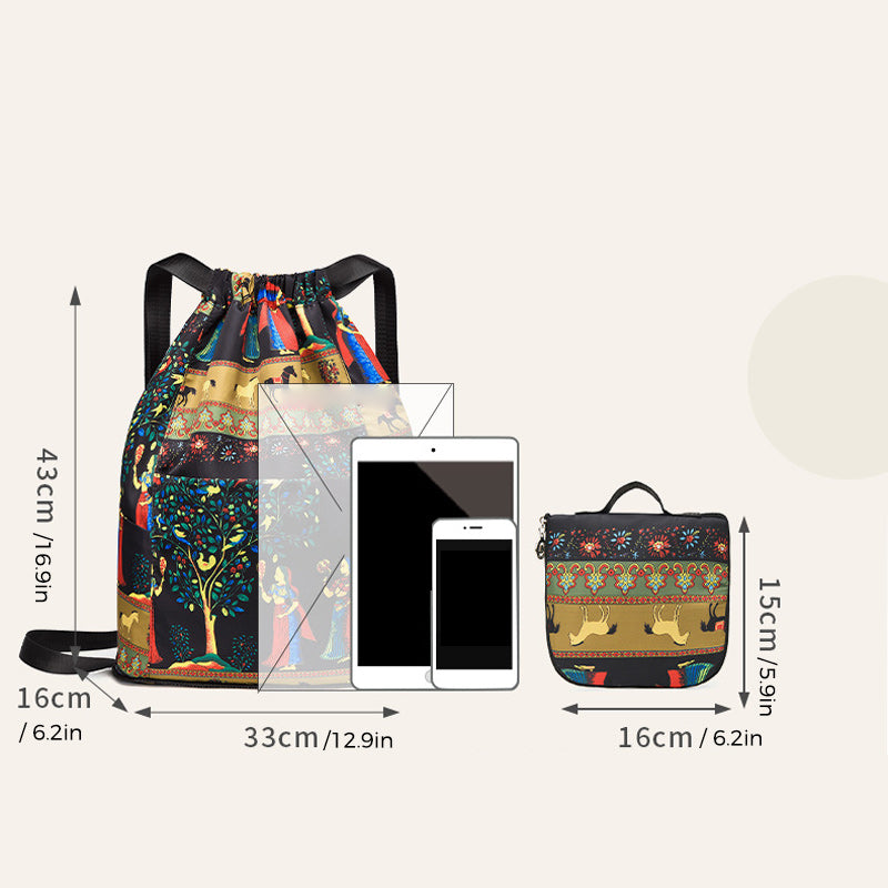 Maliben | Drawstring, Large Capacity, Dry-Wet Separation, Travel Sports Backpack