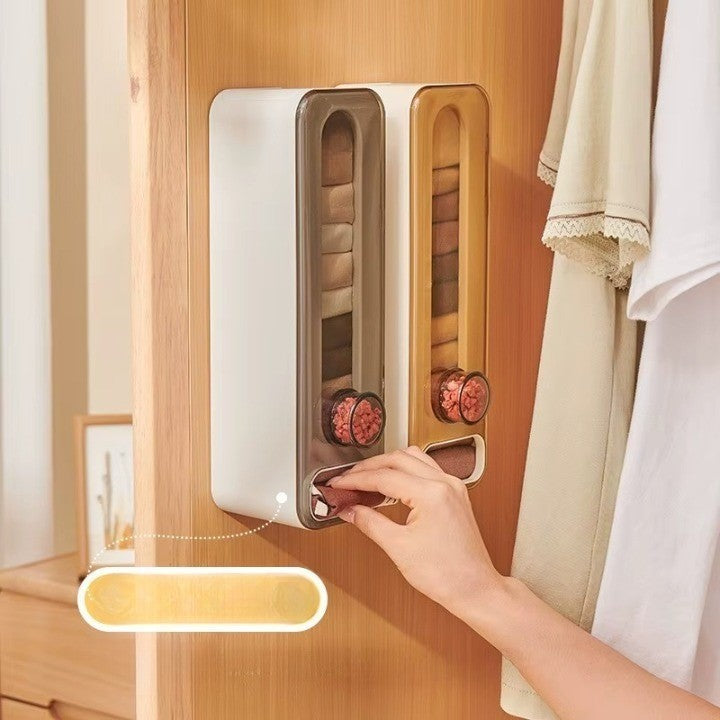 Maliben | Sock Organizer Wall-Mounted Storage Box