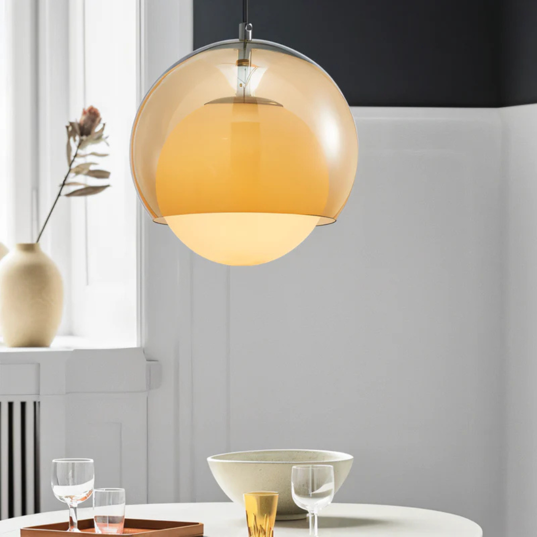Maliben | Retro Glass Pendant Lamp