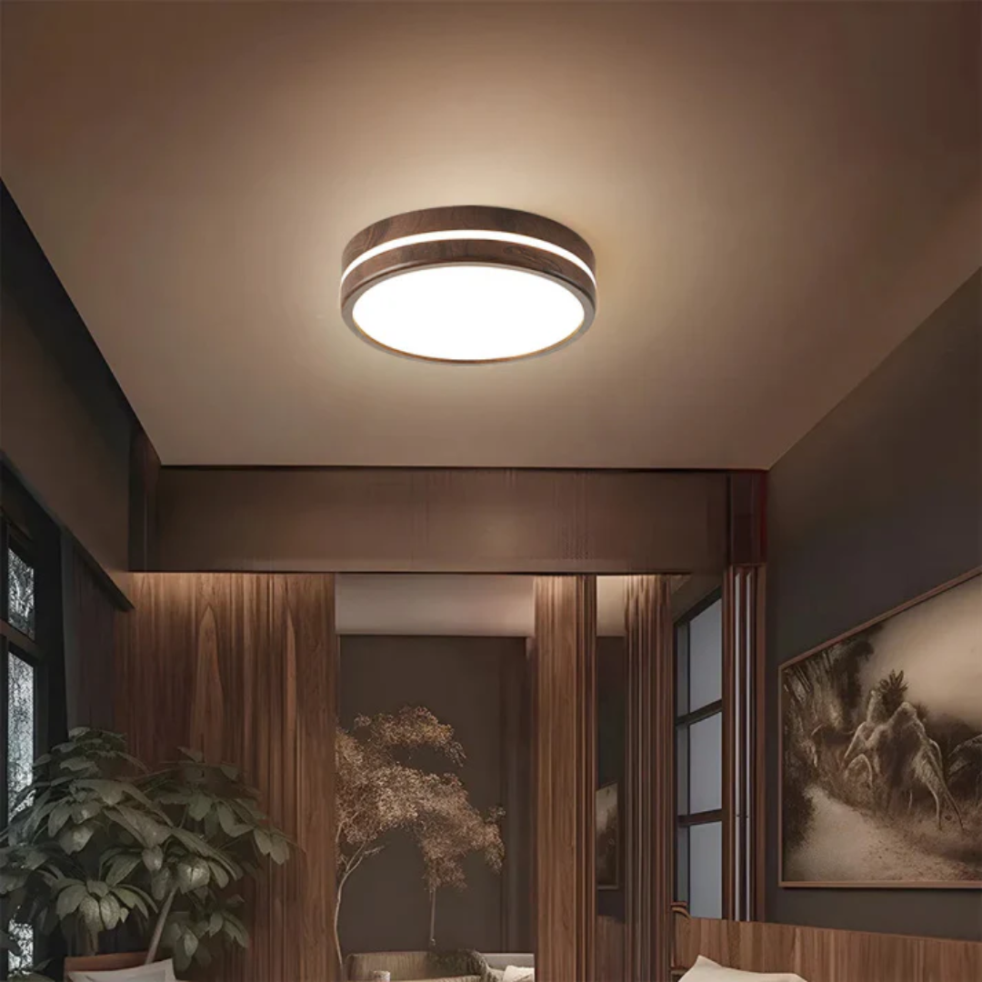 Maliben | Stylish Wooden Led Ceiling Lamp
