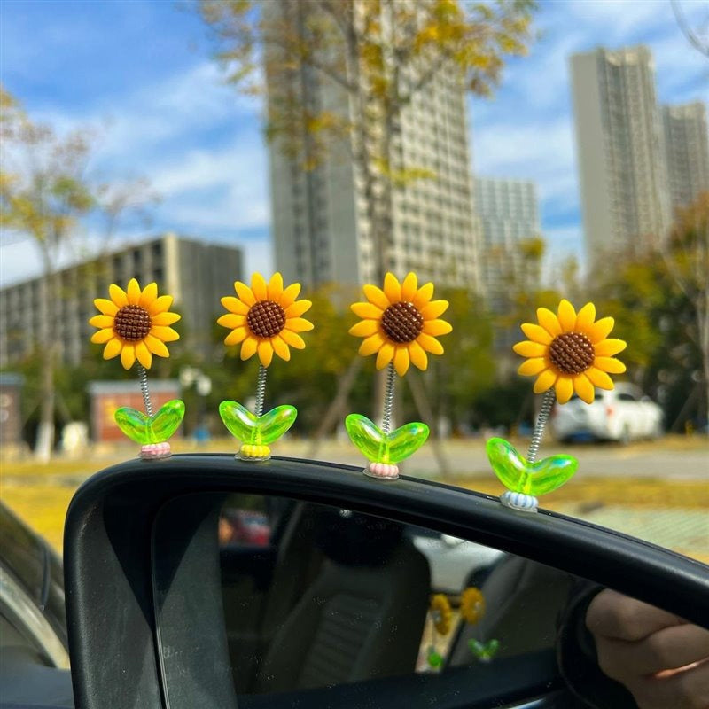 Maliben | Cute Sunflower Car Ornament
