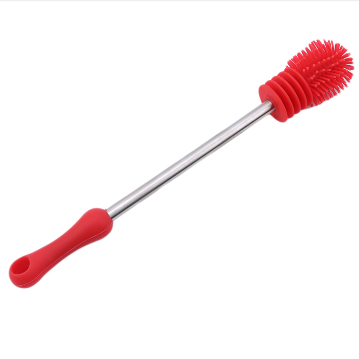 Maliben | Silicone Bottle Brush With Replaceable Head – Cleaning Brush For Baby Bottles