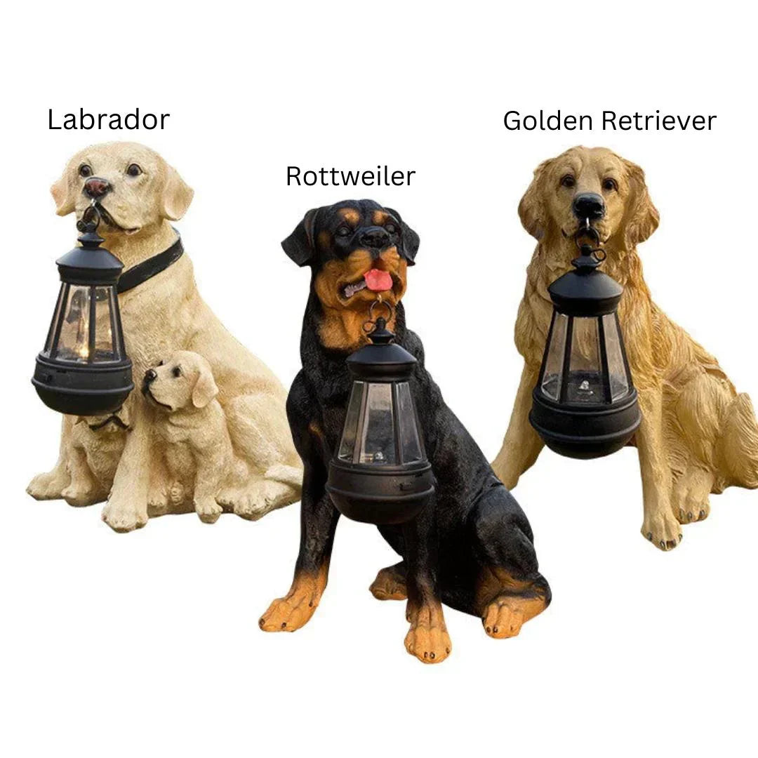 Maliben | Solar-Led Dog Figure For The Garden