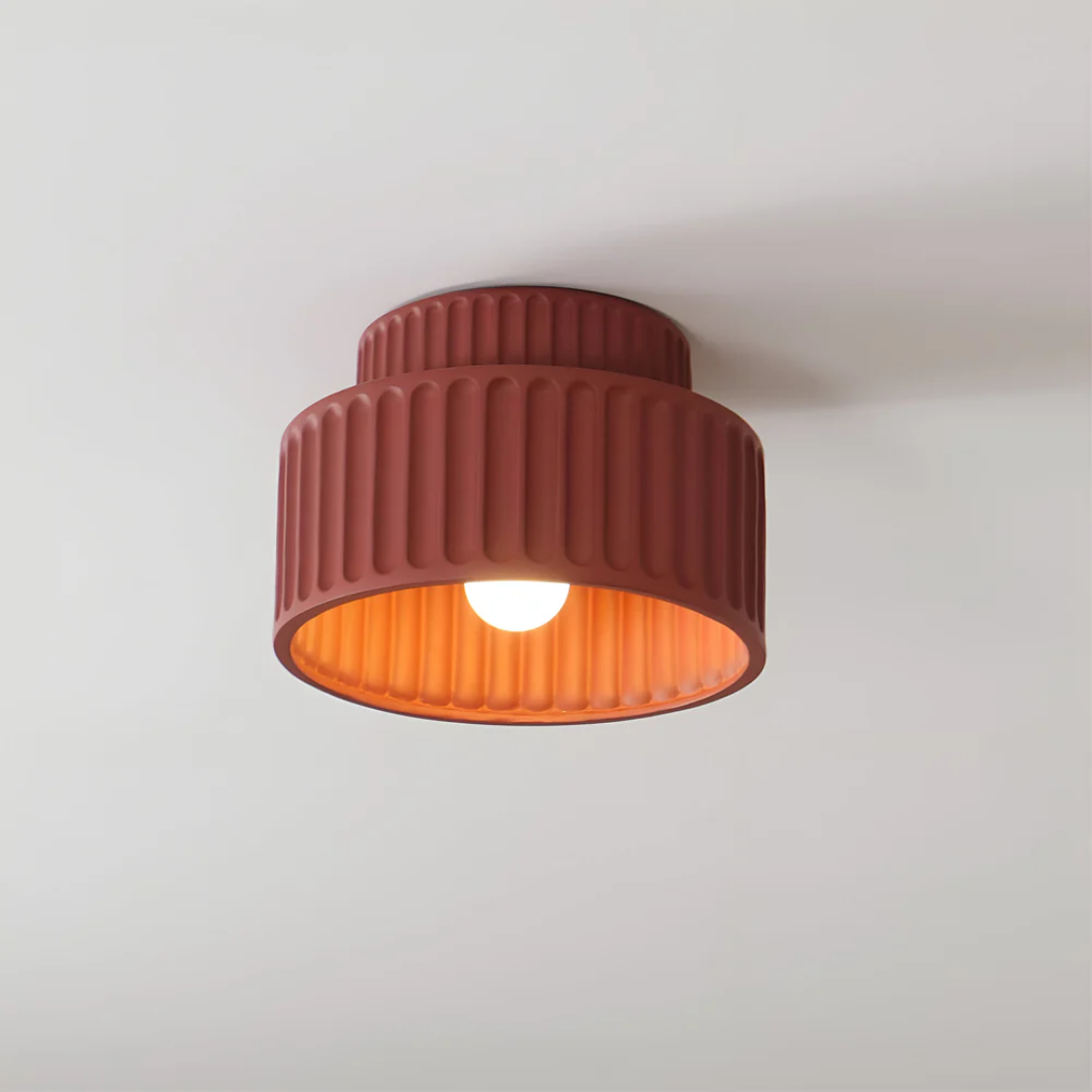 Maliben | Modern Ribbed Ceiling Lamp