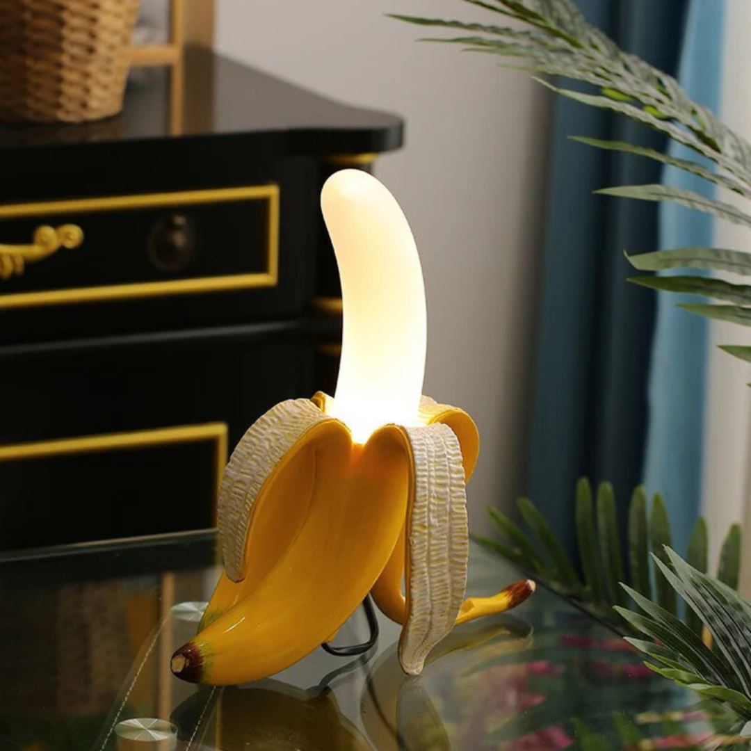 Maliben | Golden Banana Led Table Lamp