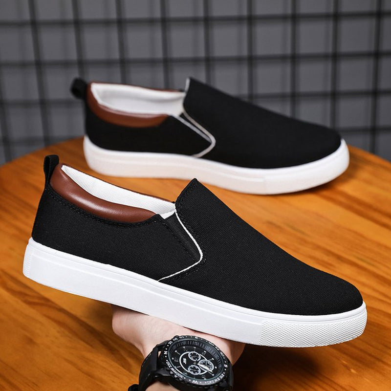 Slip-On Shoes Made Of Canvas For Men