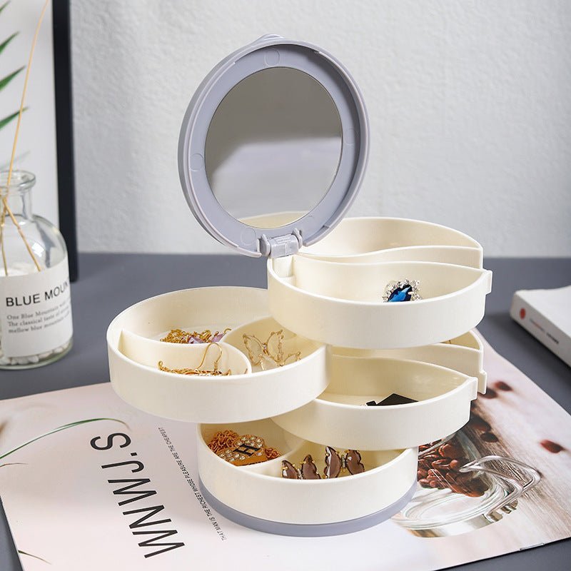 Maliben | Jewelry Box - 360° Rotating Storage Box For Jewelry, Maximum Protection And Organization