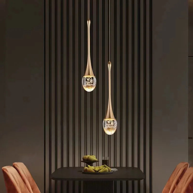 Maliben | Glass Pendant Lamp With Warm Light Glow - Vetra