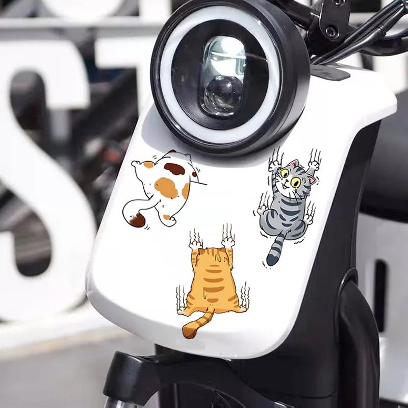Maliben | Cute Cat Cartoon Car Sticker