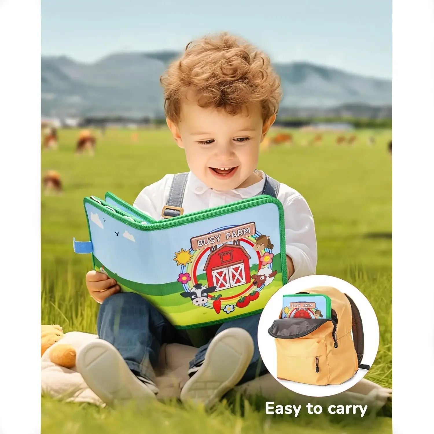 Maliben | Creative Workbook With Farm Animals - For Toddlers And Preschoolers