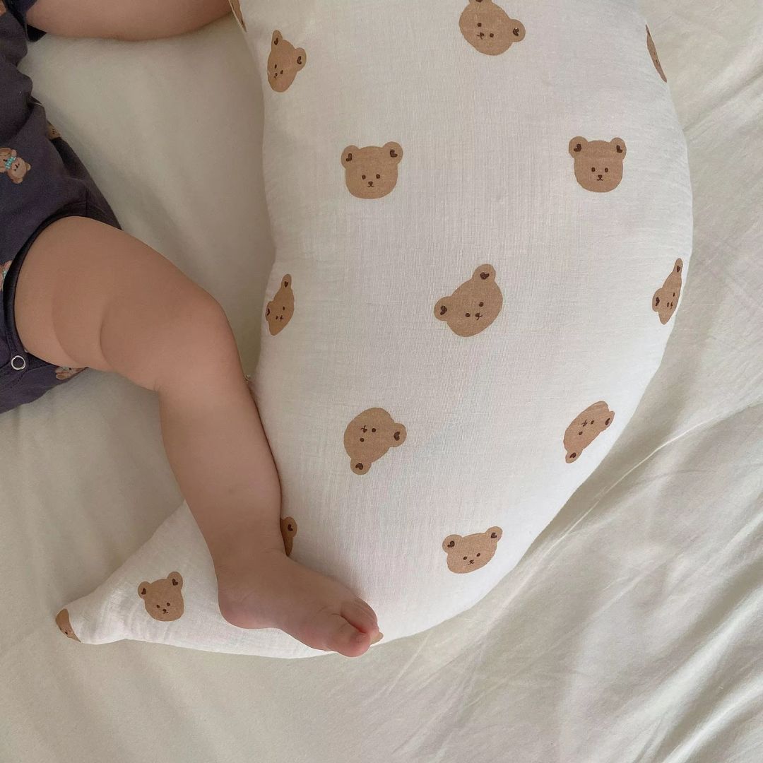 Maliben | Moon-Shaped Pillow For Babies – Soft Cuddle Pillow For Sleeping