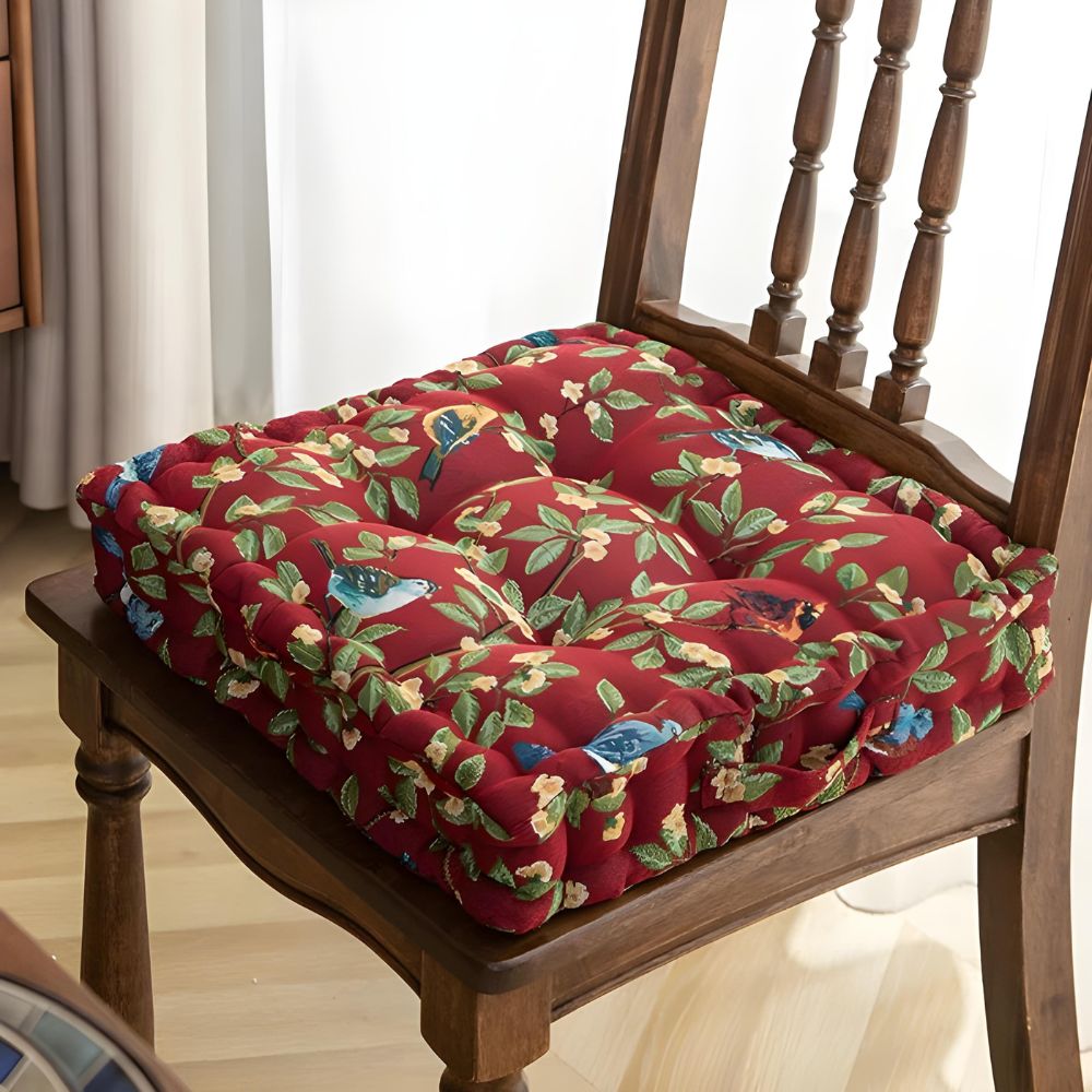 Maliben | Whimsical Bird Leaf Cushion