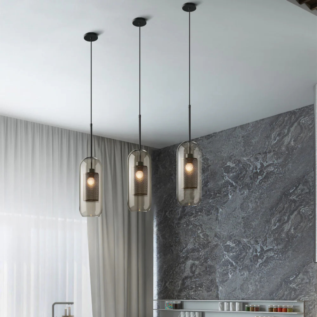 Maliben | Design Pendant Lamp Dining Table Made Of Glass