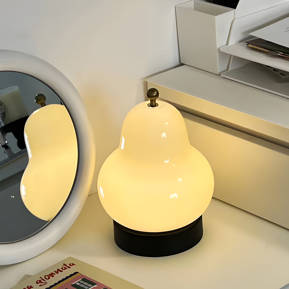 Maliben | Elegant Usb Pear-Shaped Table Lamp With Dimmable Led