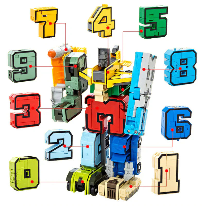 Maliben | Construction Action Figure With Numbers