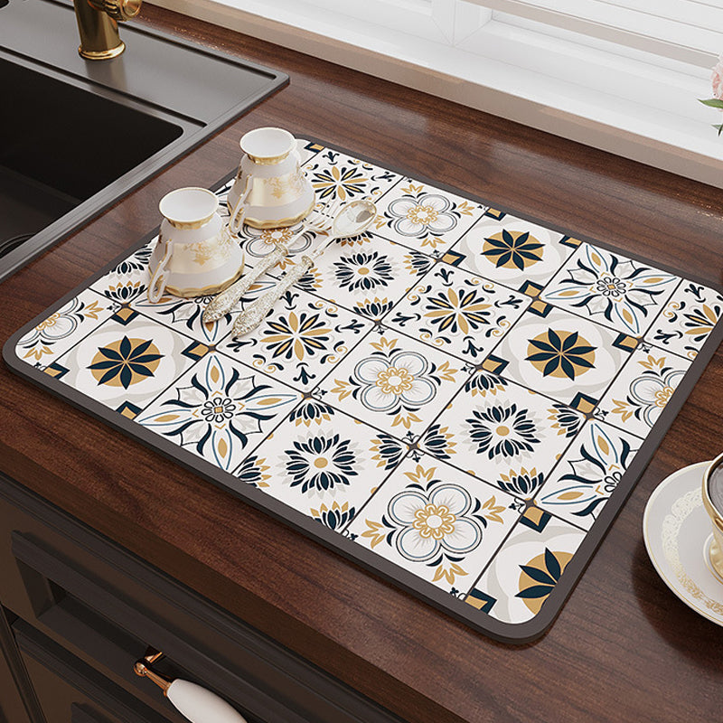 Maliben | Retro Quick-Drying Water-Repelling Mat For Kitchen-Bar-Countertops